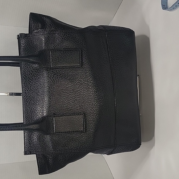 kate spade Southport Avenue Odin Leather Tote,  Black with Gold Plated Hardware - Picture 4 of 14